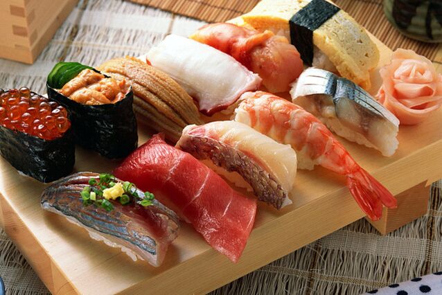 суши для японской диеты